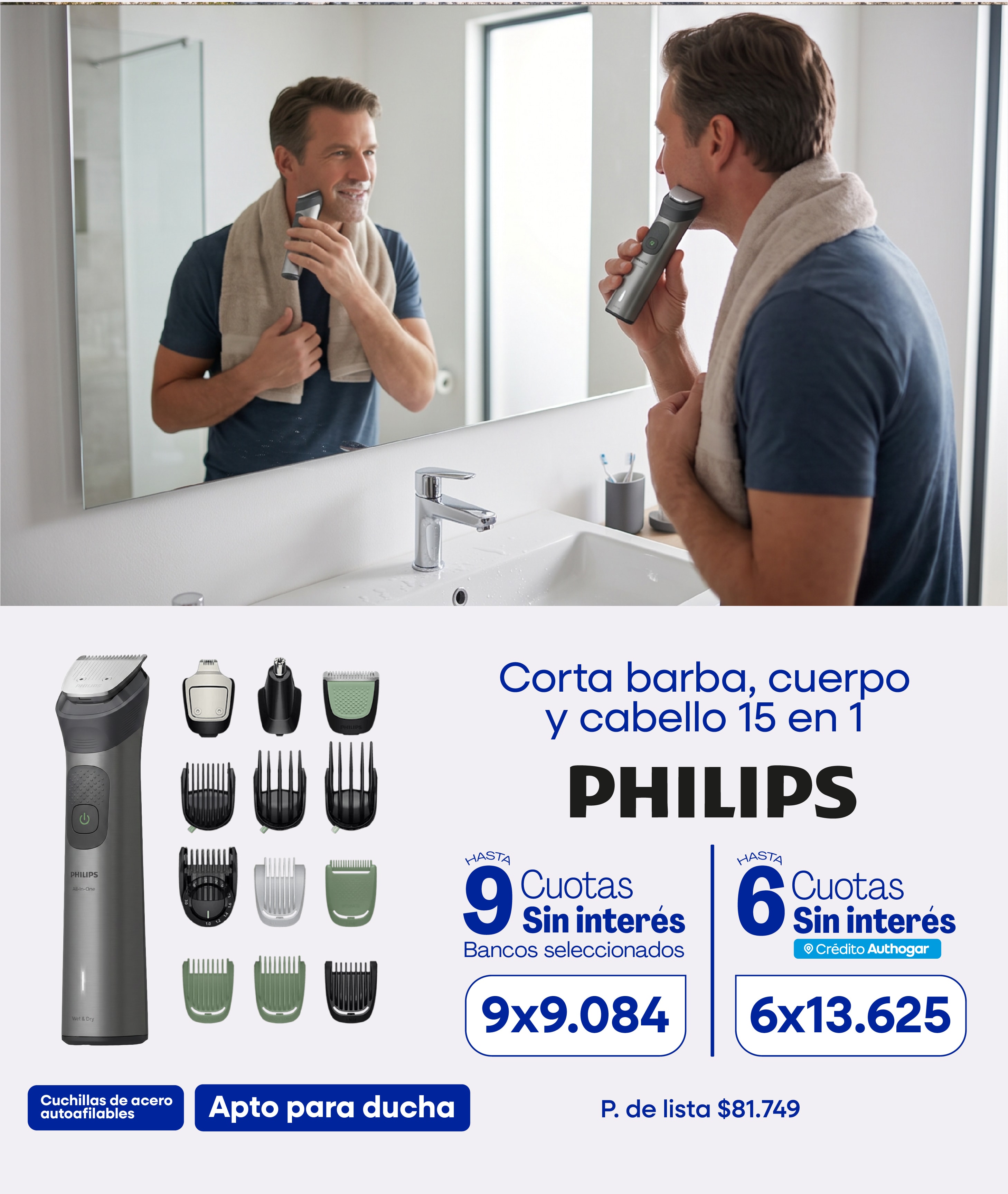 Multigroom Philips 15 en 1 MG7935/15